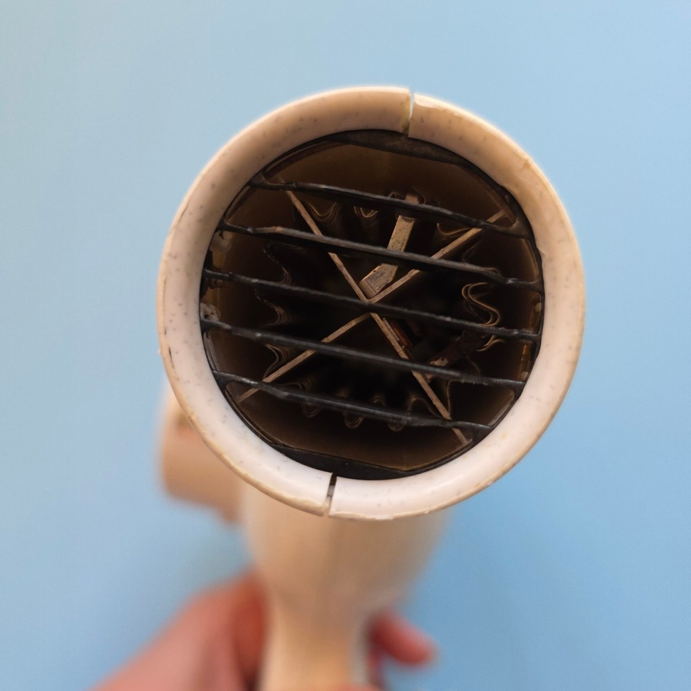 Vintage Conair Pro Style 1600 Hair Blow Dryer White Tested Video! 90s 80s 087D - Picture 9 of 10